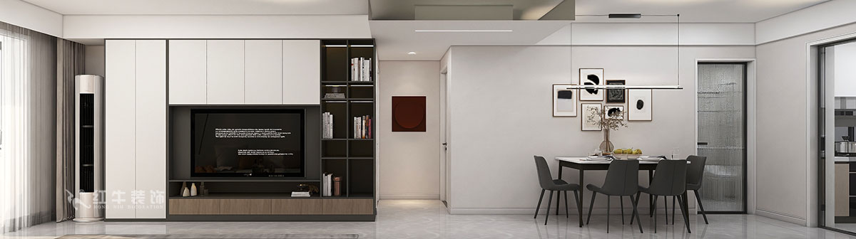 陶阳｜御水湾花园15-402-90㎡-简约风格｜2室2厅1卫｜二手房装修｜定制家｜全包12万｜11客餐厅